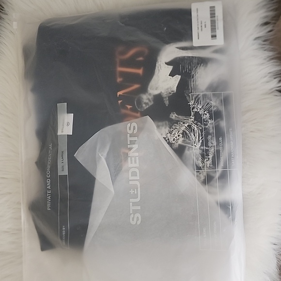 STUDENTS GOLF "Death Do Us Part" Crewneck in Black Men's XL NWT - Picture 5 of 12